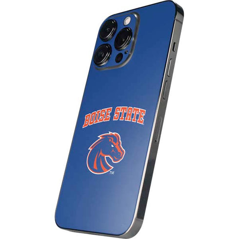 Boise State University Collegiate Text iPhone 16 Pro Skin